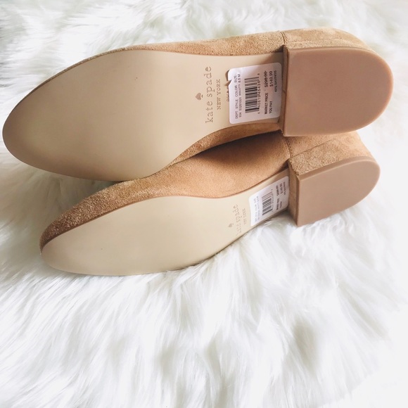 SOLD Kate Spade Biscotti Misti Suede Booties NIB - Picture 7 of 8